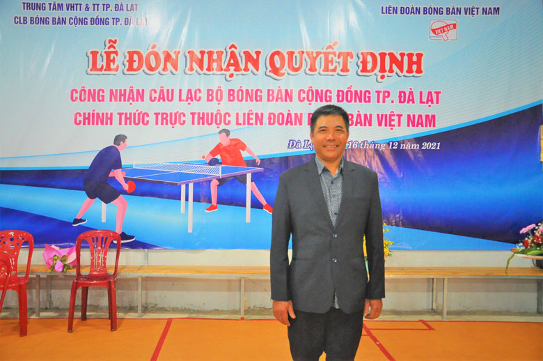 Có một Câu lạc bộ Bóng bàn Cộng đồng tại Đà Lạt