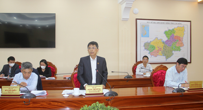 Các đại biểu trình bày ý kiến tại buổi làm việc