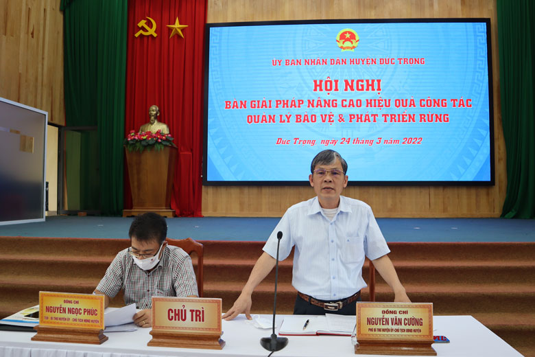 Đức Trọng họp bàn giải pháp nâng cao hiệu quả công tác quản lý bảo vệ và phát triển rừng