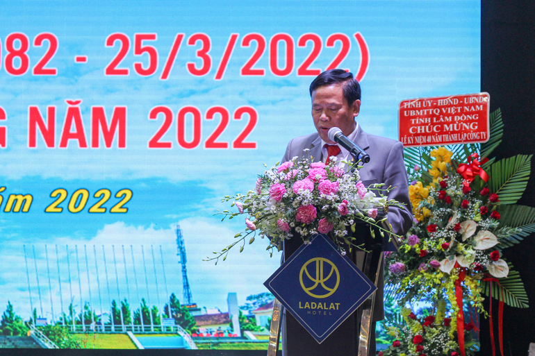 Ông Nguyễn Đức Việt - Chủ tịch Công ty TNHH MTV Xổ số Kiến thiết Lâm Đồng ôn lại chặng đường 40 năm hình thành và phát triển