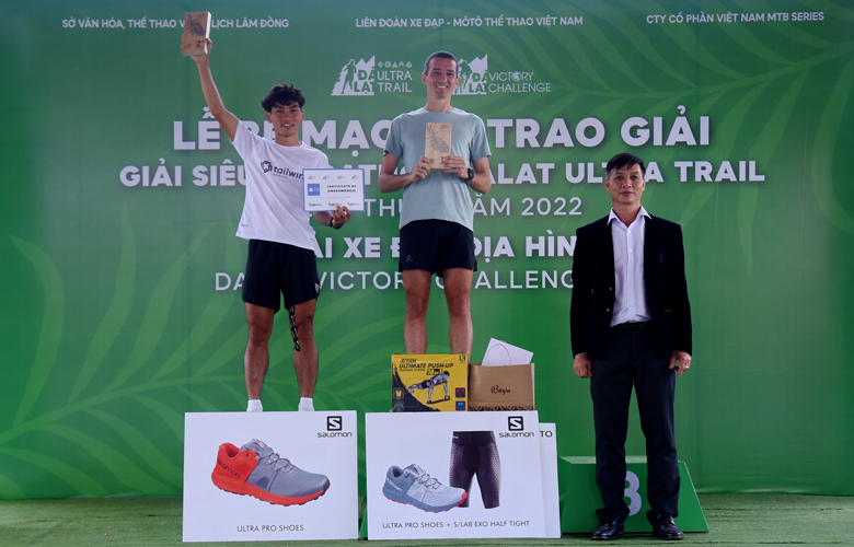 2 vị trí dẫn đầu của cự ly 70km nam