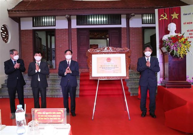 Công nhận di tích quốc gia Địa điểm lưu niệm đồng chí Lê Văn Lương