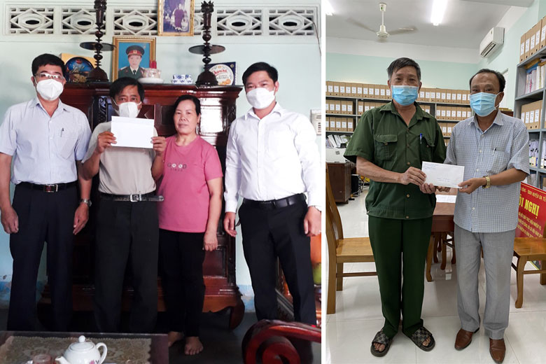 Qũy Thiện Tâm hỗ trợ 750 triệu đồng để trao tặng thương, bệnh binh nặng