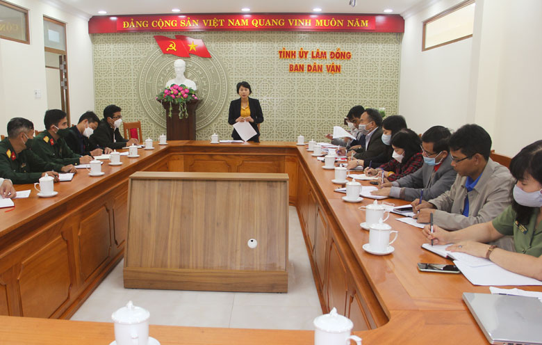 Giao ban công tác dân vận khối MTTQ và các tổ chức chính trị - xã hội tỉnh