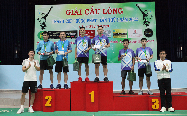Kết thúc Giải Cầu lông tranh cúp Hùng Phát lần thứ I
