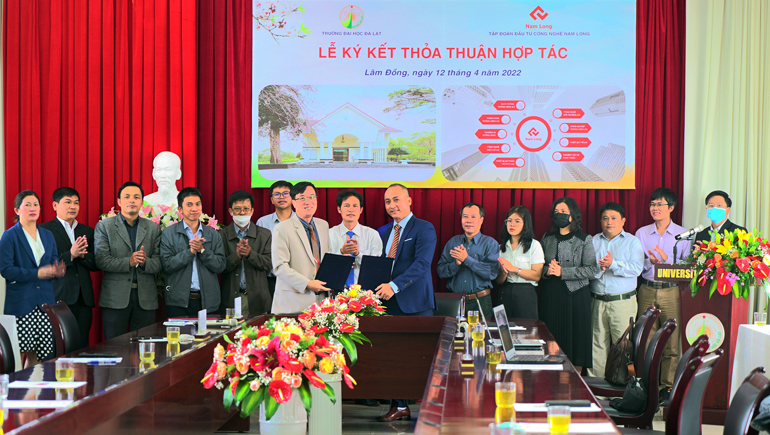 Ký kết thỏa thuận hợp tác giữa Trường Đại học Đà Lạt và Tập đoàn Đầu tư Công nghệ Nam Long