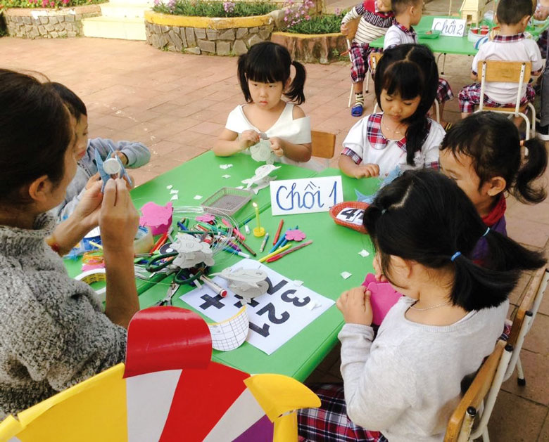 Phong trào thi đua Dạy tốt, học tốt được Công đoàn cơ sở Trường Mẫu giáo tư thục Thiên Tâm phát động thiết thực, hiệu quả hàng năm