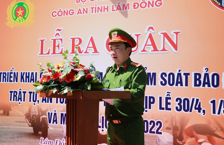 Công an Lâm Đồng mở cao điểm kiểm soát đảm bảo trật tự an toàn giao thông