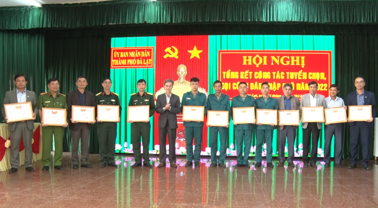 Đà Lạt: Tổng kết công tác tuyển chọn, gọi công dân nhập ngũ năm 2022