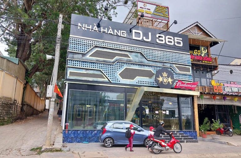 Đà Lạt: Thông báo thu hồi giấy phép kinh doanh nhà hàng ''trá hình'' nhiều lần gây mất an ninh trật tự