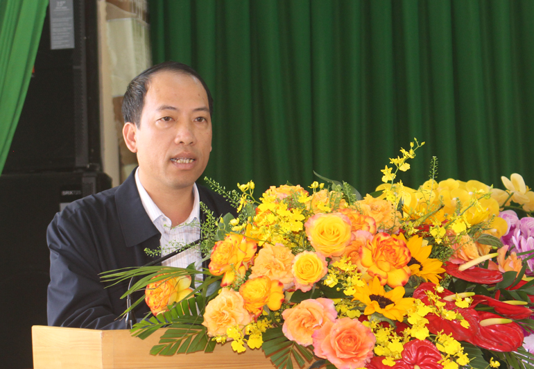 Ông Sử Thanh Hoài -  Chủ tịch UBND huyện Lạc Dương tiếp thu, giải trình một số nội dung cử tri kiến nghị, đề xuất