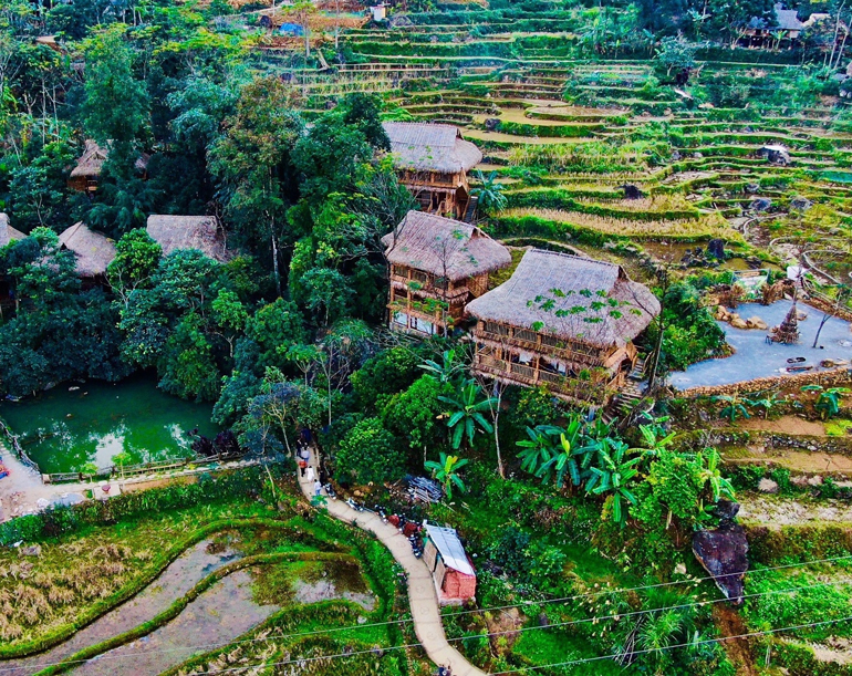 Những khu nghĩ dưỡng tôn trọng nét đặc trưng của cảnh quan ở Pù Luông