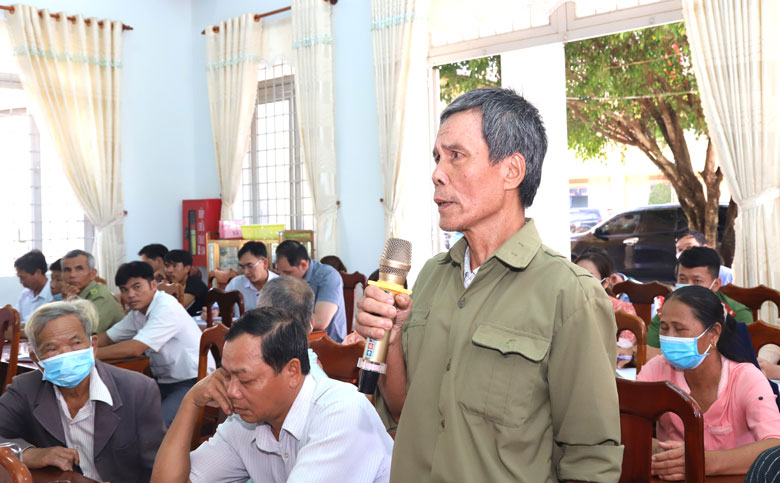 Cử tri xã Đức Phổ kiến nghị nhiều vấn đề người dân quan tâm 