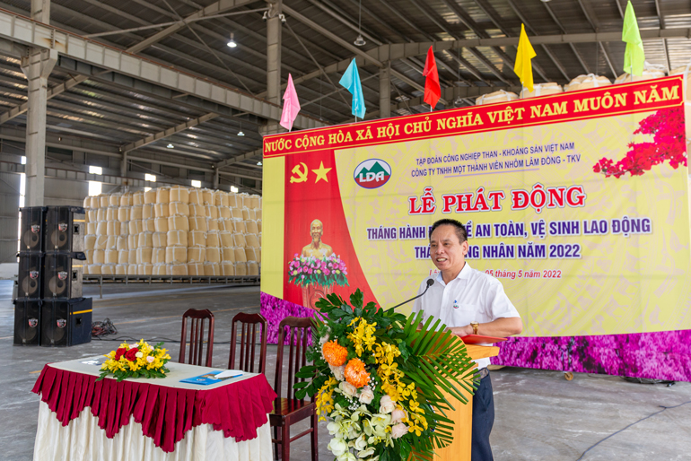 Công ty Nhôm Lâm Đồng - TKV triển khai Tháng hành động về AT-VSLĐ và Tháng công nhân năm 2022