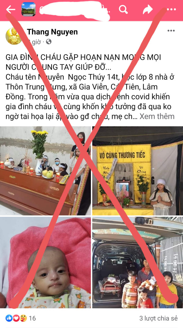 Cát Tiên: Cảnh báo thông tin giả kêu gọi quyên góp từ thiện trên địa bàn