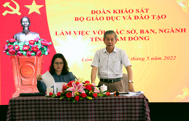 Khảo sát xây dựng và phát triển ngành học Mầm non Lâm Đồng