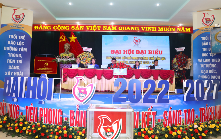 Đại hội đại biểu Đoàn TNCS Hồ Chí Minh TP Bảo Lộc lần thứ VI thành công tốt đẹp