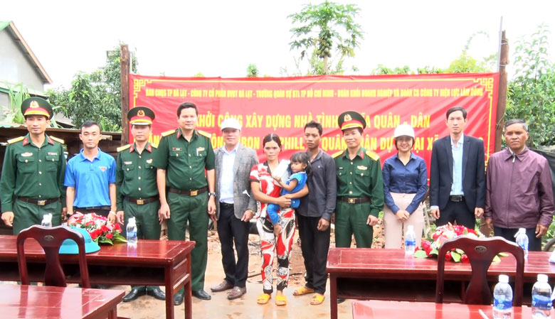 Đà Lạt: Khởi công xây dựng nhà tình nghĩa quân - dân