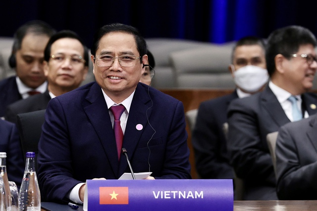 Thủ tướng Chính phủ Phạm Minh Chính hoan nghênh các sáng kiến của Hoa Kỳ về tăng cường hợp tác biển với khu vực