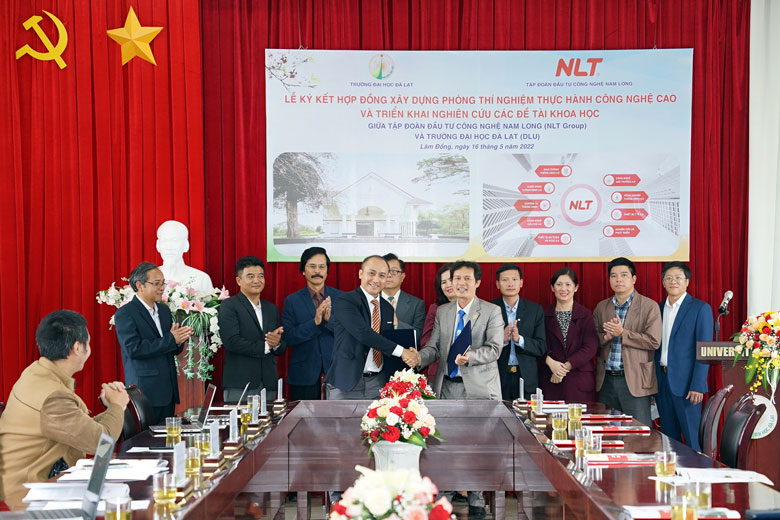 Tập đoàn Đầu tư Công nghệ Nam Long tài trợ Trường Đại học Đà Lạt 10 tỷ đồng xây dựng phòng thí nghiệm