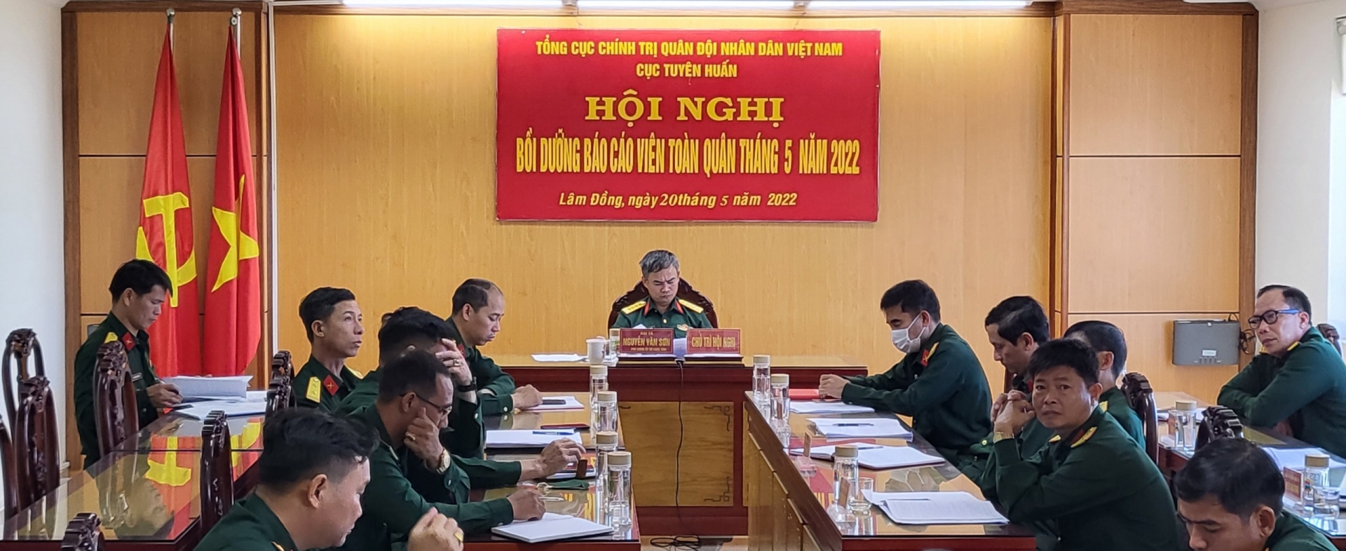 Hội nghị trực tuyến báo cáo viên toàn quân tháng 5/2022