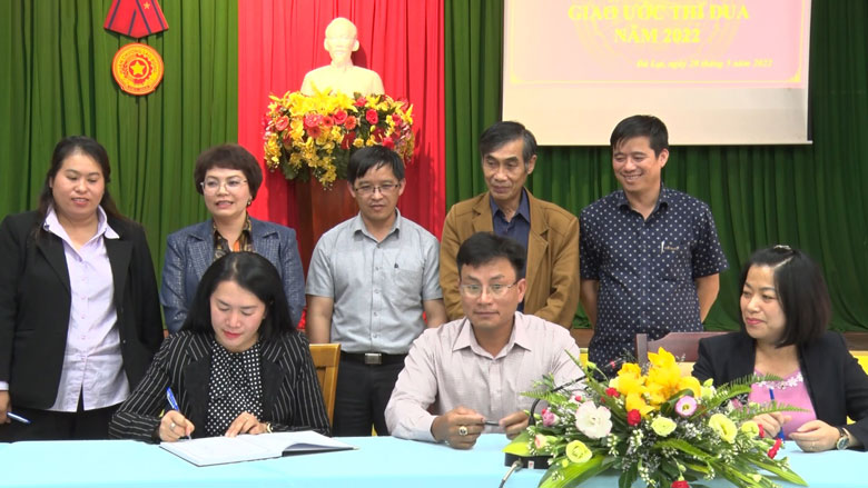 Đà Lạt: Ký kết giao ước thi đua năm 2022