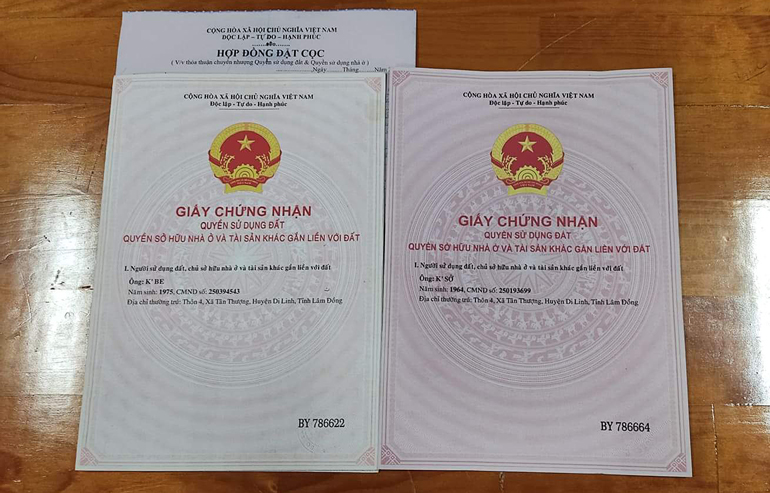 Cảnh báo nhiều vụ làm giả giấy tờ đất để lừa đảo