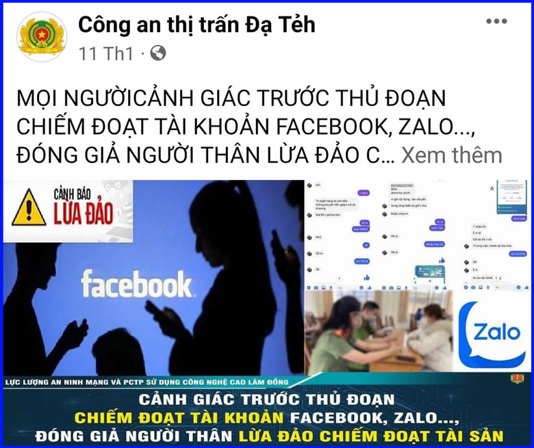 Cần cảnh giác với các thủ đoạn lừa đảo trên không gian mạng