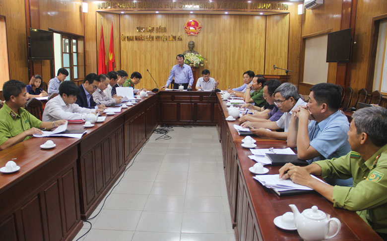 Kiểm tra tiến độ giải ngân vốn đầu tư công, quản lý khai thác khoáng sản, bảo vệ rừng tại Lâm Hà
