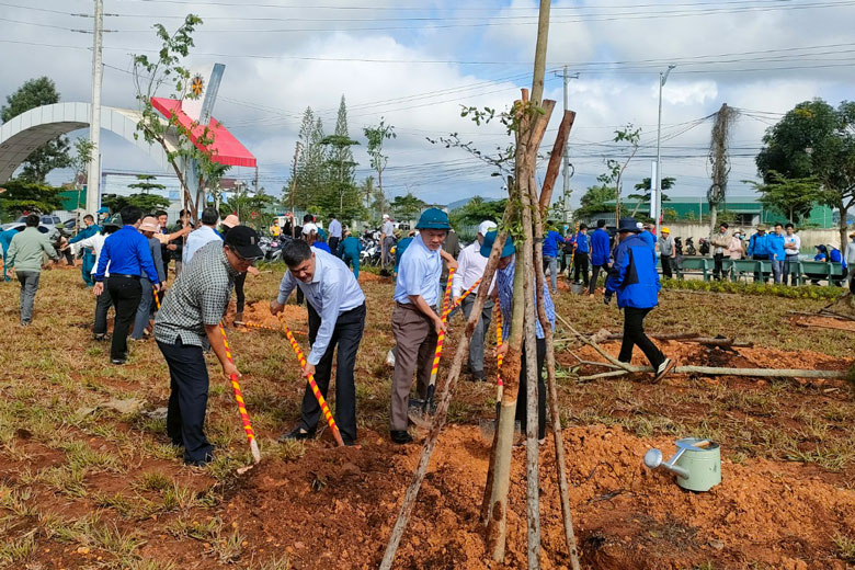 Đức Trọng đưa vào khai thác nhiều công viên cây xanh