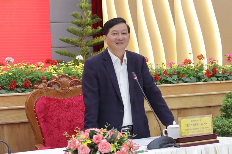 Thường trực Tỉnh uỷ làm việc với đoàn công tác tỉnh Đồng Nai