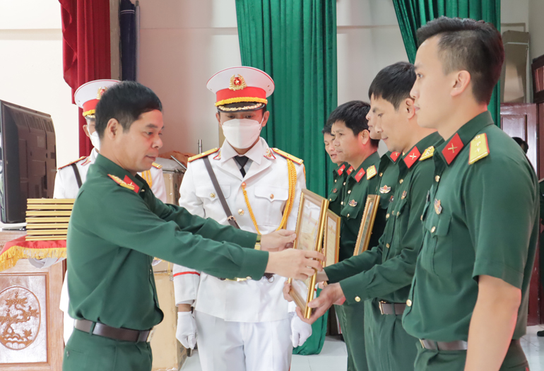 Bộ CHQS tỉnh tổng kết 10 năm thực hiện công tác huấn luyện, hậu cần và tài chính