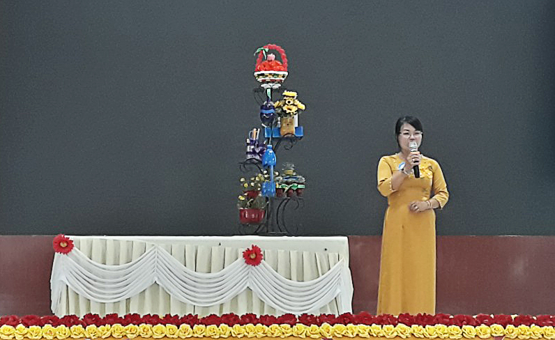Cát Tiên: Hội thi sáng tạo tái chế sản phẩm rác thải bảo vệ môi trường