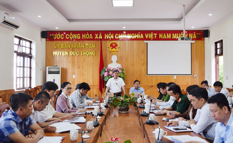 Đức Trọng bàn giải pháp phát triển kinh tế - xã hội 6 tháng cuối năm 2022