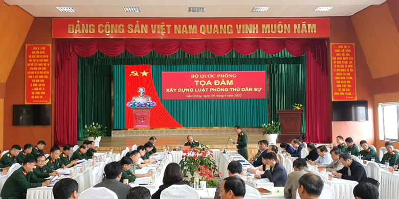 Toạ đàm xây dựng Luật Phòng thủ dân sự