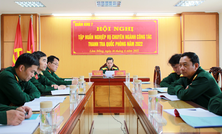Quân khu 7 tập huấn công tác thanh tra quốc phòng