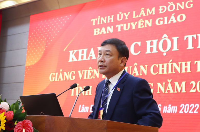 Khai mạc Hội thi Giảng viên lý luận chính trị giỏi