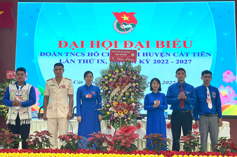 Huyện Đoàn Cát Tiên tổ chức thành công Đại hội đại biểu Đoàn TNCS Hồ Chí Minh lần thứ IX