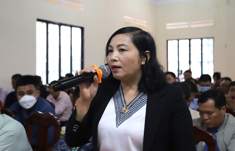 Cử tri xã Liên Đầm kiến nghị các vấn để bức thiết, mong mỏi của Nhân dân đến đoàn ĐBQH