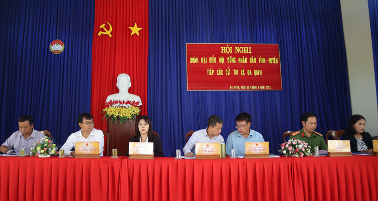 Đại biểu HĐND tỉnh, huyện tiếp xúc cử tri vùng sâu huyện Đức Trọng