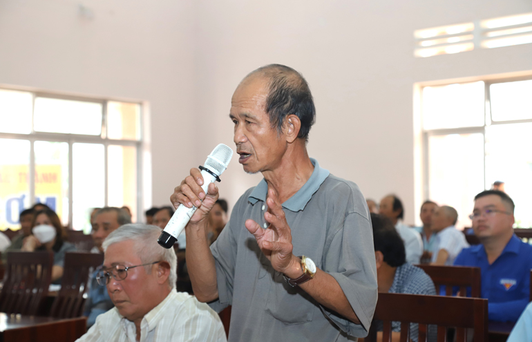 Cử tri phường Lộc Tiến kiến nghị các vấn đề bức thiết tới đại biểu HĐND 2 cấp