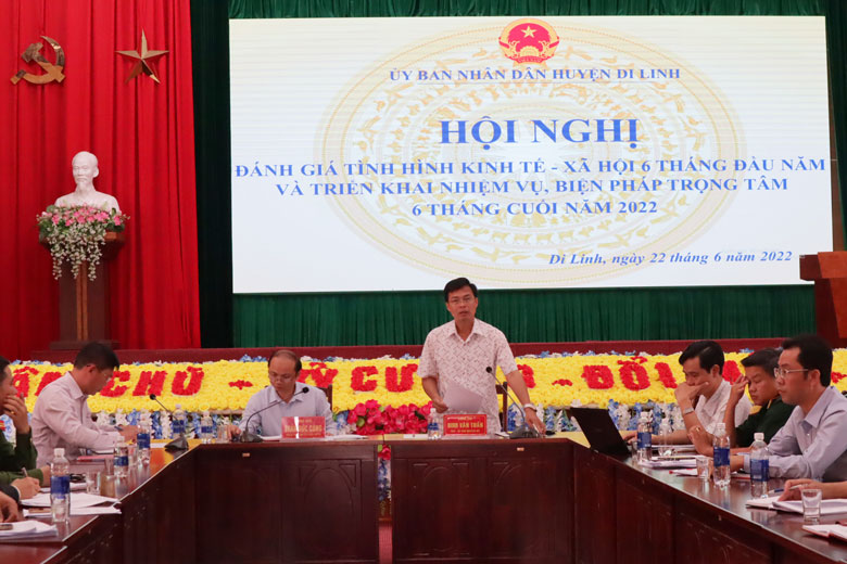 Di Linh đánh giá tình hình kinh tế - xã hội 6 tháng đầu năm 2022