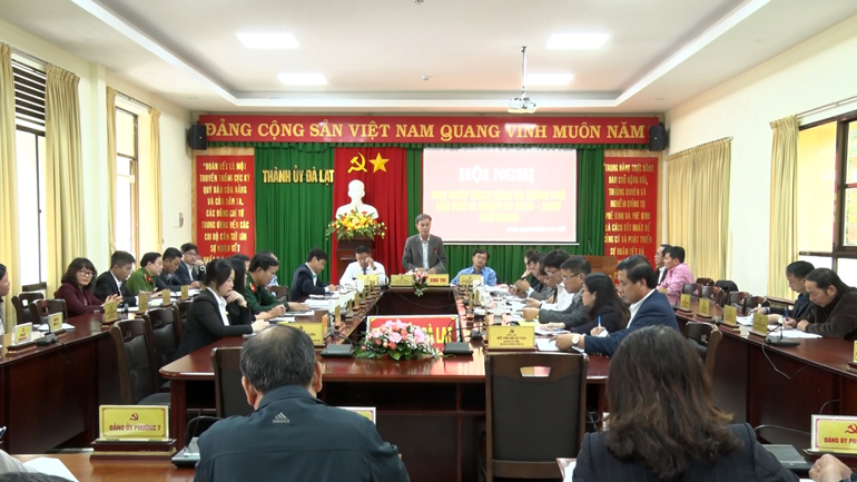 Hội nghị Ban Chấp hành Đảng bộ TP Đà Lạt lần thứ 11