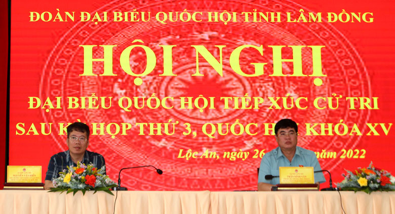 Đoàn ĐBQH tỉnh Lâm Đồng tiếp xúc cử tri tại huyện Bảo Lâm