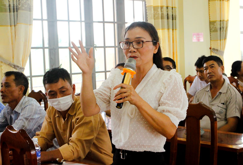 Cử tri xã Lộc An đã nêu nhiều ý kiến, kiến nghị đến ĐBQH