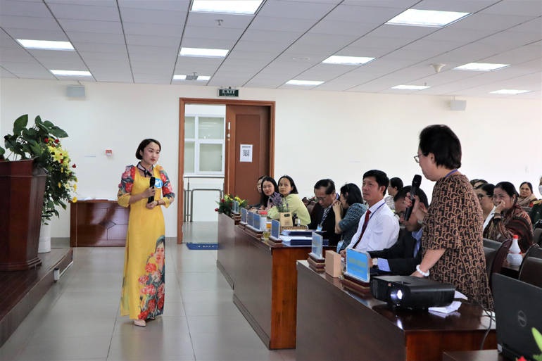 Phụ nữ các địa phương tham gia Hội thi Ý tưởng khởi nghiệp năm 2022