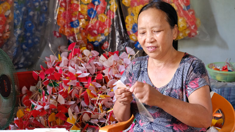 Sắc màu hoa giấy Thanh Tiên