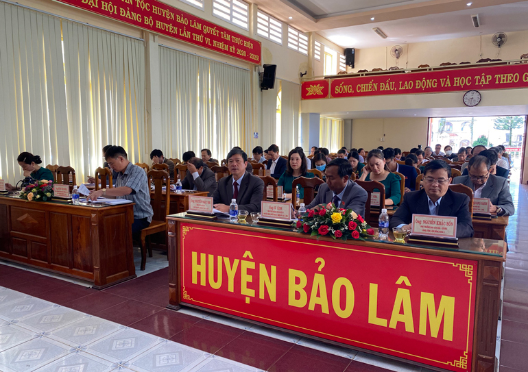 HĐND huyện Bảo Lâm Khóa VI khai mạc Kỳ họp lần thứ 5