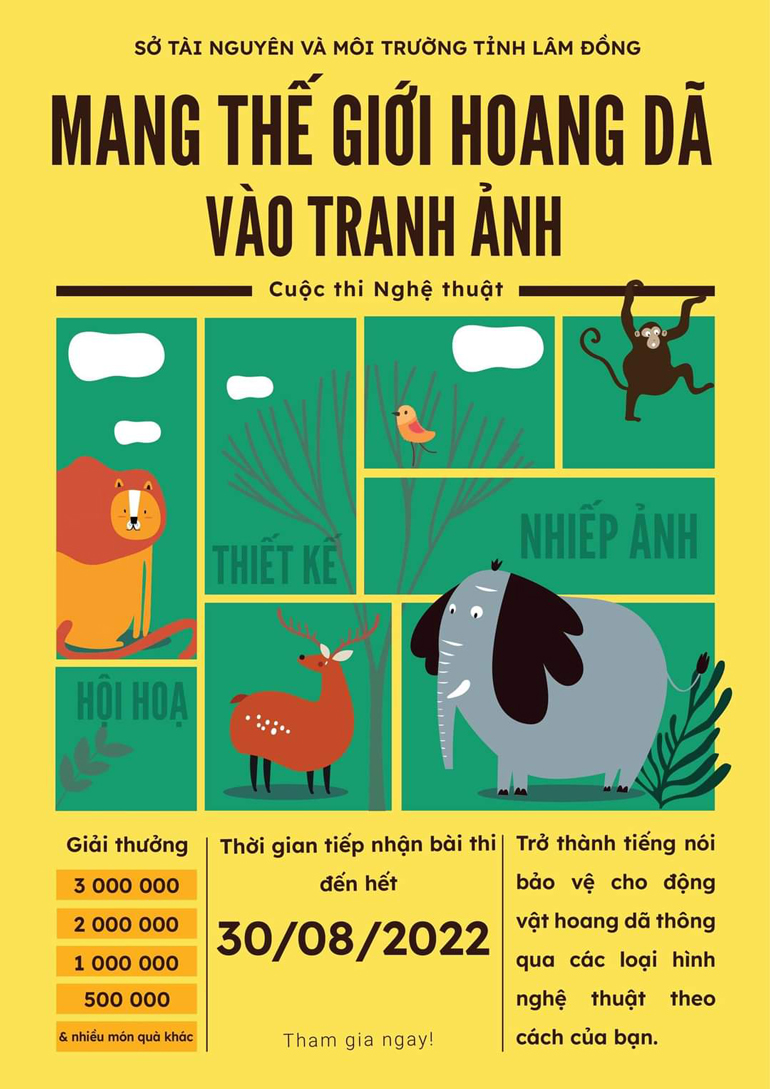 Phát động Cuộc thi Tìm hiểu về thế giới tự nhiên và động vật hoang dã thông qua tranh, ảnh