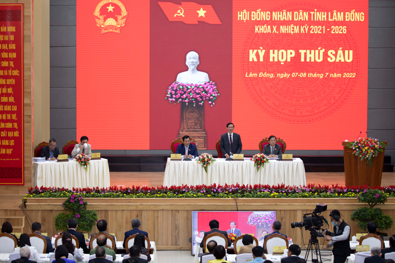 Ngày làm việc thứ 2, Kỳ họp thứ 6 HĐND tỉnh Lâm Đồng Khoá X